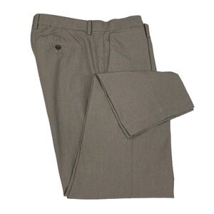 Banana Republic Chino Pants W35 L32 Medium Brown with Small Grid pattern